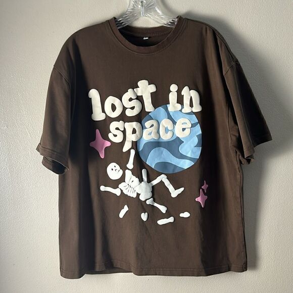 Uni sex LOST IN SPACE skeleton letter place t shirt medium skull - Picture 6 of 6